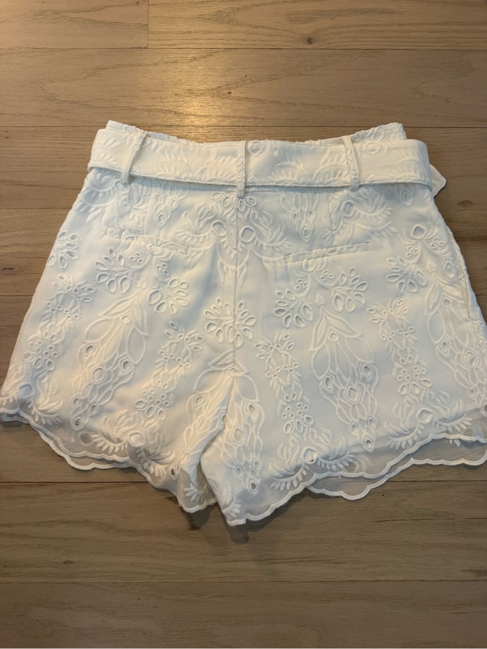 Generation Love Sydney Lace White Women's Shorts - Picture 4 of 6